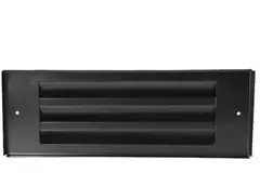 Rejilla de pared exterior de montaje en superficie 300mm x 100mm NEGRO