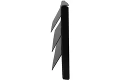 Rejilla de pared exterior de montaje en superficie 300mm x 100mm NEGRO