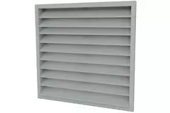 Rejilla de acero galvanizado para muro exterior 600x600