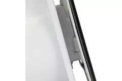 Extractor de baño de Ø 100 mm con temporizador y retardo de encendido - frontal de cristal en dorado satinado