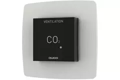 Sensor ambiental de CO2 Duco sin control RF/Cableado negro