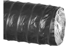 Manguera de ventilación Combidec de aluminio con capa exterior de poliéster NEGRO Ø 100 mm (10 metros)