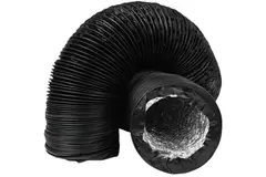 Manguera de ventilación Combidec de aluminio con capa exterior de poliéster NEGRO Ø 100 mm (10 metros)
