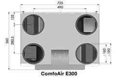Zehnder Stork ComfoAir E300 L + módulo RF