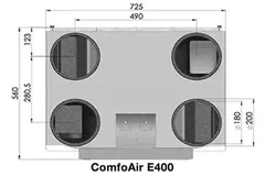 Zehnder Stork ComfoAir E400 R módulo RF