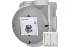 Paquete Zehnder ComfoFan Silent 460 m³/h + control RFZ - enchufe con toma de tierra