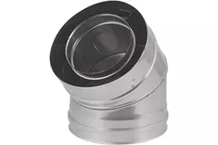Diámetro concéntrico 100 - 150 mm curva 150º I316L/I304 (D0,5/0,6) (incl. junta de goma de estanqueidad)