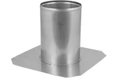 Racor de tejado para tubo de 500 mm de diámetro tejado plano INOX