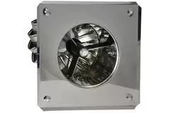 Extractor de baño impulsado por viento Cowl 200 mm de acero inoxidable, incl. soporte aislado - 115m3/h