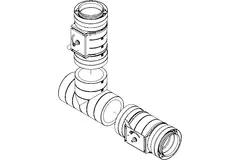 Trampilla de regulación aislada EPS diámetro 160mm