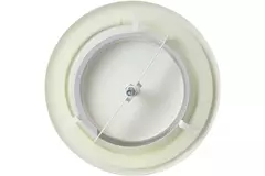 Válvula de extracción de ventilación metálica Ø 200 mm RAL 9010 con muelles de sujeción - DVSC200