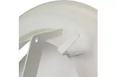 Válvula de suministro de ventilación metálica Ø 125 mm RAL 9010 con muelles de sujeción - DVSC-P125