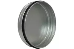 Tapa helicoidal Ø 180 mm para tubos helicoidales - Galvanizada