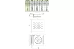 Válvula de ventilación de suministro y extracción luxe con filtro Ø 125 mm - Alpha DLD-P125