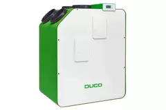 Duco ventilación mecánica con recuperación de calor DucoBox Energy 570 2ZH - control de 2 zonas con calentador - izquierda - 570 m³/h