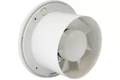 Extractor de baño redondo Ø 125 mm blanco con temporizador - EA125T
