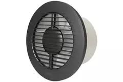 Extractor de baño redondo Ø 120 mm antracita - básico EA125A