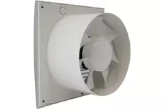 Extractor de baño Ø 100 mm plateado con temporizador - estándar EE100TS