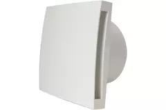 Extractor de baño Ø 100 mm blanco con temporizador - Design EET100T