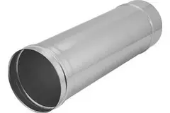 Tubo de estufa Ø 200 mm acero inoxidable pared simple - L = 500 mm