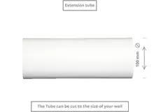 Europlast recuperador de calor descentralizado 100 mm con interruptor de cuerda y enchufe