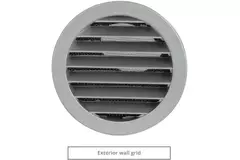 Pasamuros de ventilación aislado para ventilación natural diámetro 125 mm - SPK2-125