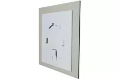 Air Roxy extractor de baño con diámetro de conexión 125 mm con temporizador y sensor de humedad - frontal de aluminio dorado