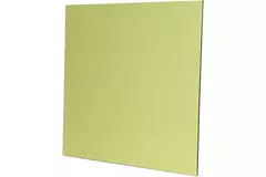 Rejilla 15x15 cm con frontal de aluminio dorado
