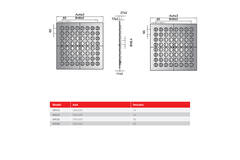 Difusor de techo Multinozzle 596x596mm – MN16 RAL9010