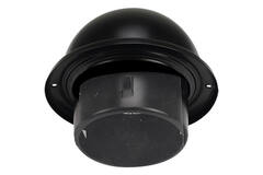 Rejilla esférica de acero inoxidable 125 mm tránsito pared - EL-SS-B125 SS RAL9005