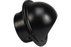 Rejilla esférica de acero inoxidable 125 mm tránsito pared - EL-SS-B125 SS RAL9005
