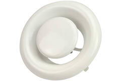 Válvula de escape de ventilación 80 mm con muelles metálicos - DVS-C80 RAL9010