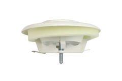Válvula de escape de ventilación metálica 160mm con muelles de fricción - DVS-C160 - RAL 9016