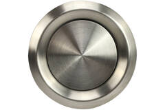 Válvula de ventilación de acero inoxidable de 125 mm de escape y suministro con muelles de fricción - DVI-C125