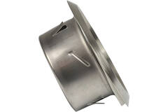Válvula de ventilación de acero inoxidable de 125 mm de escape y suministro con muelles de fricción - DVI-C125