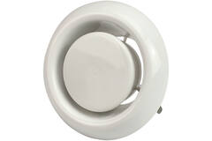 Válvula de ventilación de escape 125 mm con muelles de fricción - AVP-C125