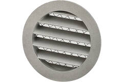 Difusor de pared 400mm aire exterior aluminio - EL-A-RLP400