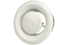 Válvula de escape de ventilación 200 mm metal - E-DVS200 RAL9010