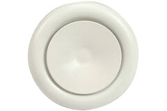 Válvula de suministro de ventilación 200 mm metal - S-DVS200 RAL9010