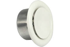 Válvula de suministro de ventilación 200 mm metal - S-DVS200 RAL9010