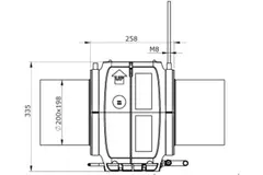 Humidificador ventilación mecánica con recuperación de calor HomEvap - adecuado para control externo