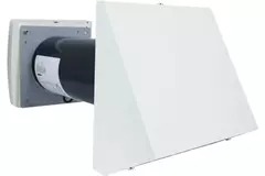 WTW descentralizada HRU de pared Ø150 con 60 m³/h - HRU-WALL-150-60-PEG