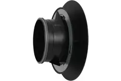 Válvula RLV Imaginair grande Ø 125 mm - muelles de instalación + anillo - negro