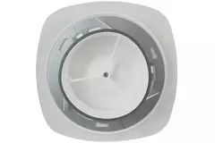 Válvula RLV Imaginair cuadrado Ø 125mm - muelles de instalación + anillo - blanco