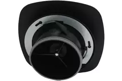 Válvula RLV Imaginair cuadrado Ø 125mm - muelles de instalación + anillo - negro