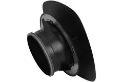 Válvula RLV Imaginair cuadrado Ø 125mm - muelles de instalación + anillo - negro