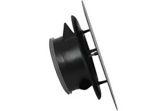 Válvula RLV Imaginair cuadrado Ø 125mm - muelles de instalación + anillo - negro