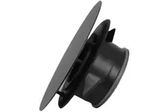 Válvula RLV Imaginair grande Ø 125 mm - muelles de instalación + anillo - negro