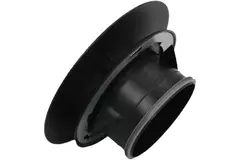 Válvula RLV Imaginair grande Ø 125 mm - muelles de instalación + anillo - negro