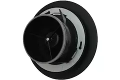 Válvula RLV Imaginair grande Ø 125 mm - muelles de instalación + anillo - negro